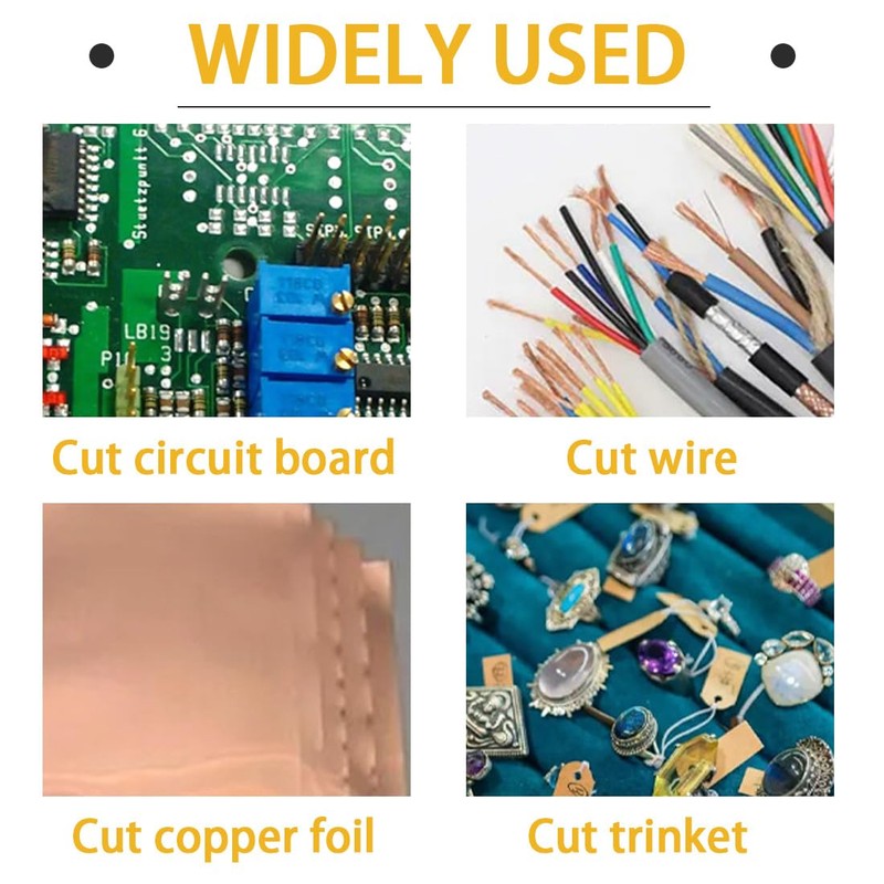 XOXVURI 1 x Side Cutters, Small, Mini Cable Cutter, Electronic