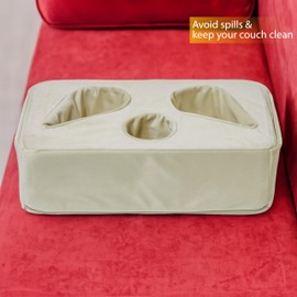 Trademark Innovations HLDR Couch Cup Holder, Beige