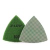 Z-LEAP 樹脂三角サンディングパッド 振動ツール用 サンドペーパーシート 研磨 磁器 ストーンガラス セラミックディスク 3インチ(80mm) 800グリット-2個