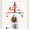 Over-The-Door Basketball Hoop - Mini Hoop Race Basketball Gift |