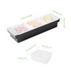 POWLAB Ice Cooled Condiment Serving Container Fruit Veggie Condiment Caddy