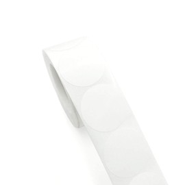 500 Pcs White Round Stickers,1 Inch Dot Stickers Color Coding Labels,White Sticker Roll Price Tag Stickers Small Circle Stickers Labels for Office Home Classroom