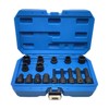 JEUCLEL 16PCS Universal Master Brake Caliper Socket Set, 1/2" Square