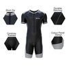 Sikma Tuta da ciclismo da uomo imbottita, monopezzo, Trisuit, top