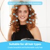 EIROVYA Lockenwickler Locken mit 1 Kämme Haftwickler Selbsthaftend Hair Rollers