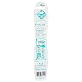 Tom's of Maine, Naturally Clean Toothbrush (Soft), Toothbrushes, Soft Toothbrush, 1-Pack
