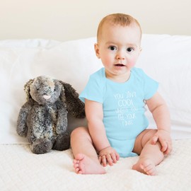 You Ain't Cool Unless You Pee Your Pants - Funny Cute Infant, One-Piece Baby Bodysuit (Light Blue, 3 Months)