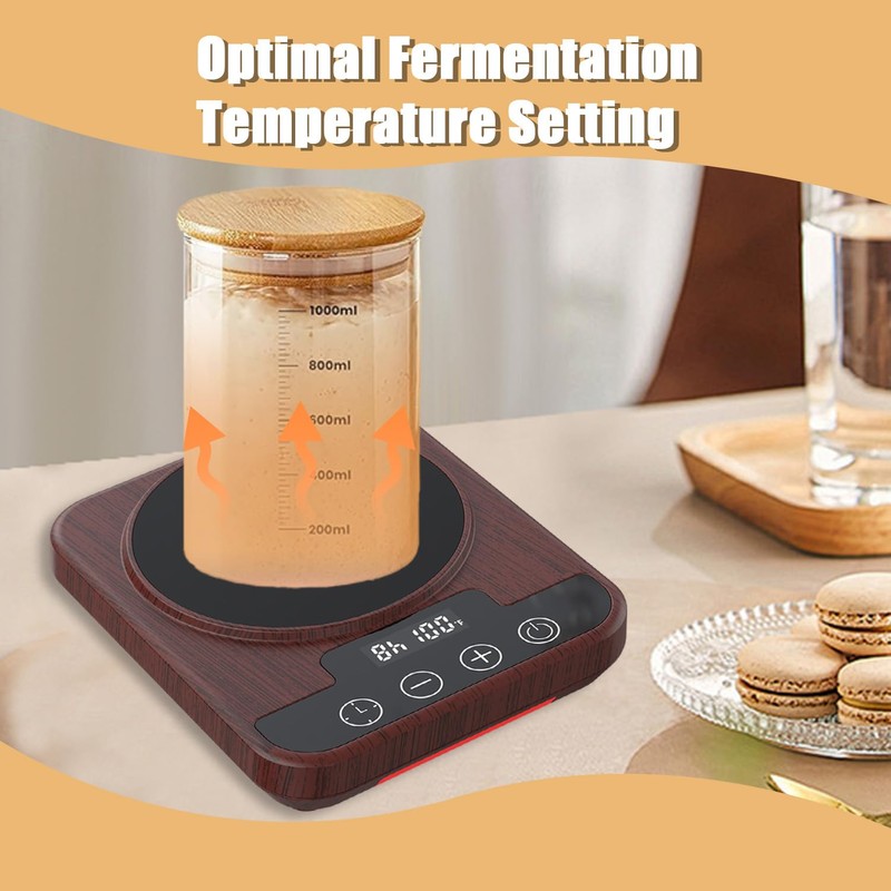 Sourdough Starter Warmer Mat, 12H Timer Warming Heating Pad, Precise