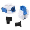 Xunsomten-5pcs SC/UPC Fiber Coupler Keystone Jack Module for Patch Board
