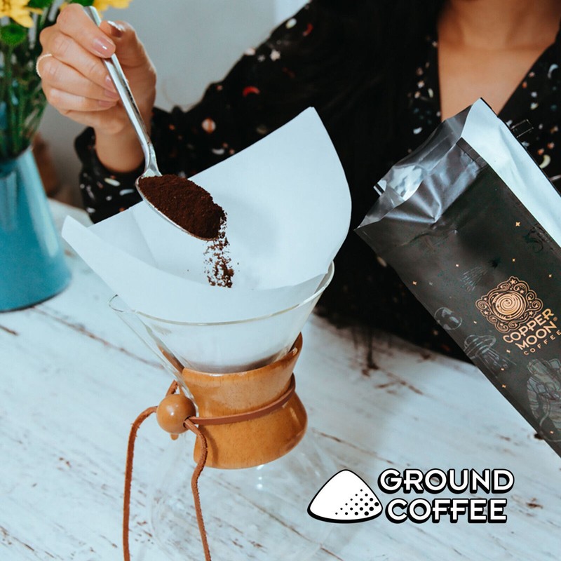 Copper Moon Coffee, Hawaiian Hazelnut, Medium Roast, Ground, 3 x