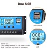20A PWM Solar Charge Controller 12V/24V Intelligent Regulator Auto Paremeter