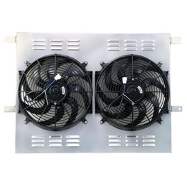 EGINCOOLER Performance Aluminum Shroud+Fan for 1983-1996 95 Ford F150 F250 F350 F59 6.9L 7.3L V8 High Output Radiator Fan 1984 1985 1986 1987 1988 1989 1990