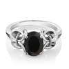 Gem Stone King 925 Sterling Silver Oval Gemstone Birthstone Engagement