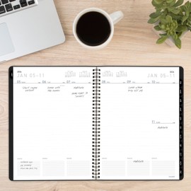 AT-A-GLANCE 2026 Planner, Weekly & Monthly, 8.25" x 11", Large, Contemporary Lite, Black (7095XL0526)