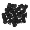 Outanaya Furniture Cup Plugs 15x15mm Nut Covers 20pcs Assorted Rubber