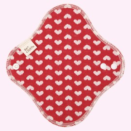 [Made in Japan] Berry & Heart Cloth Liner Set of 5 Be*cloth Unbleached Cotton Cold Protection Cloth Napkins