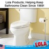Toilet Brush and Holder Set, Classic Version, Durable, Strong Bristles