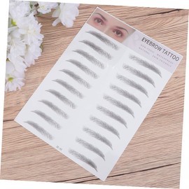 MERRYHAPY Men Women Eyebrow Stickers Set Brand Easy to Apply Temporary 3d Artificial Eyebrows Black