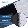 Davis Group Premium 3-Up Business Checkbook Binder, Big and Small