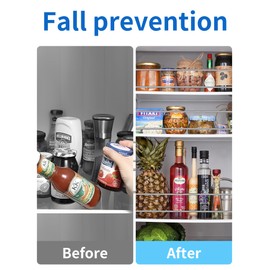 YOUSHARES RV Secure Adjustable Bars 12.5-22.6" Stainless Rods - Food & Drink Stabilizers for RV Fridge - RV Accessories for Trailer, Travel Trailer, Roulotte VR - Forest River, Camper Must Haves