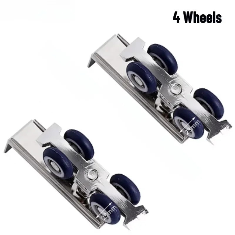 Sliding Door Roller for Wooden Door Track Systems – 4-Wheel
