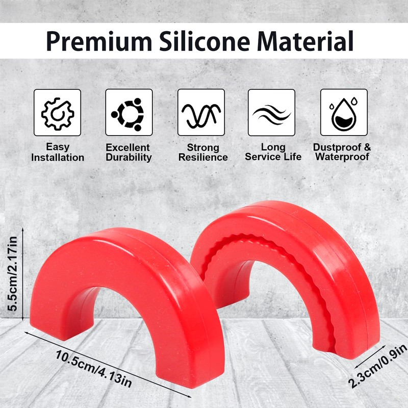 Tow Hook Cover Compatible with Chevy Silverado 1500 2007-2025/GMC Sierra