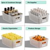 Plastic Storage Basket for Organizing 12 Pack Small Storage Bins