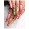 EBANKU Fallen Maple Leaf Nail Art Sequins, Autumn Nails Art