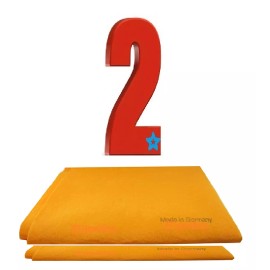 Shammy Original German Shammy Towels Super Absorbent Cloth 27 x 20 colcha 3,6,12 cloths - 2 Towels