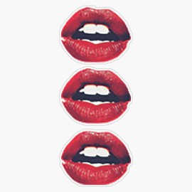 Lips Sticker Decal Vinyl Bumper Stickers Waterproof 5"