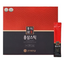 Koryowon Ginseng Hongiksam Red Ginseng Stick 10ml 30 Sticks / 고려원인삼 홍익삼 홍삼스틱 10ml x 30스틱