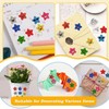 500 Pcs Glitter Star Stickers Roll, Smiley Reward Stickers for