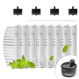 iPettie Water Fountain Filters Kit for Bear Wireless Cat Water Fountain, 8 x Carbon Filter, 4 x Pump Sponge Filter, 1 x Water Pipe