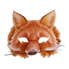 MMSS Easter Animal Mask Makeup Ball Decoration Prop Half Face Animal Mask (Fox)
