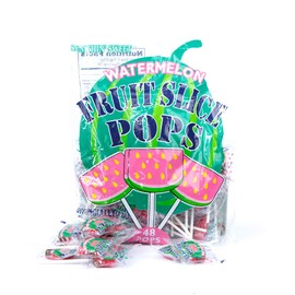 Sumthin' Sweet Watermelon Fruit Slices Pops - 48 Count