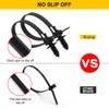 Biqing 30PCS Car Mount Wire Tie,Nylon Push Mount Cable Zip