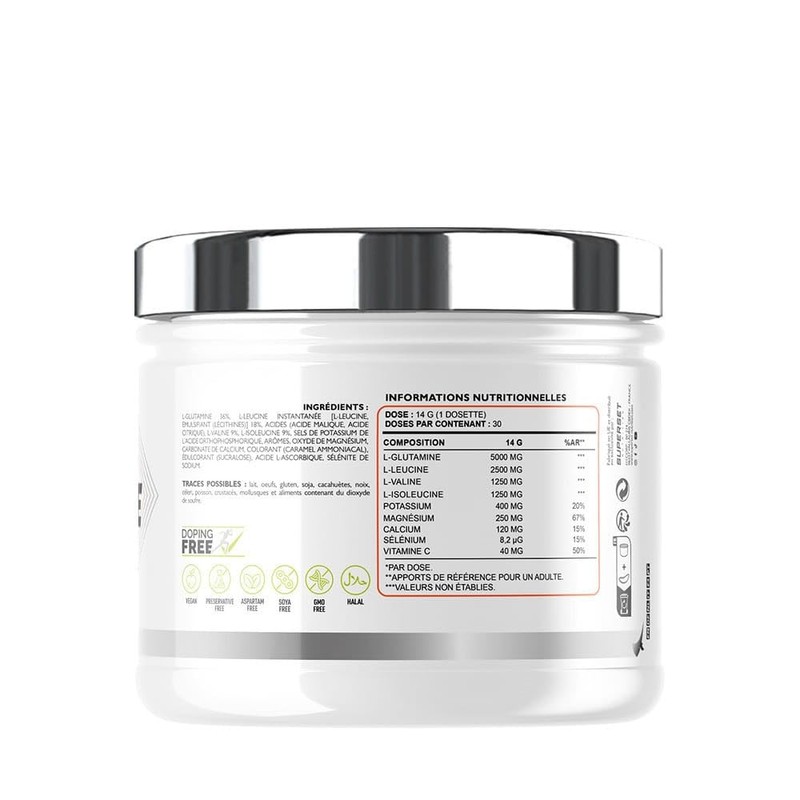 Superset Nutrition Baka + Glutamin (420 g) | BCAA |