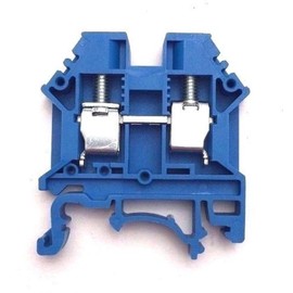 Dinkle DIN Rail Terminal Blocks 20 Quantity DK6N-BL Blue Dinkle 8 AWG Gauge 50A 600V UL