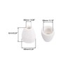 sourcing map Ceramic Conical Insulation Beads for Heat Shrink Tubing