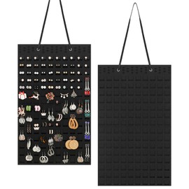 Fuguan Hanging Earring Holder, Large Jewelry Organizer, Earring Organizer Hanging, Mount Earring Display up to 300 Pairs, Soft Pad for Earring Hanger Wall for Women and Girl