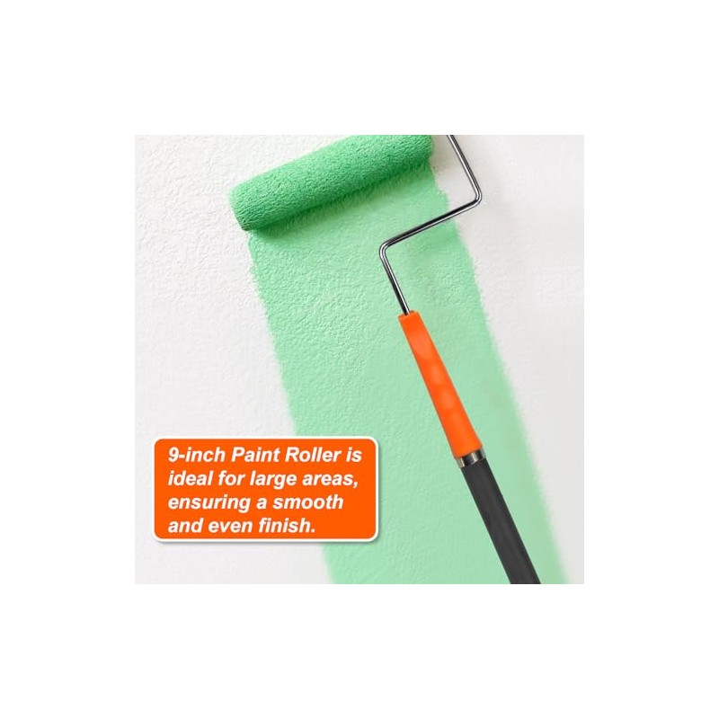 King Origin Paint Roller Kit with Extension Pole (3 ft),