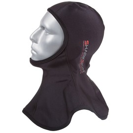 Sharkskin Chillproof Hood for Scuba Diving & Watersports, Black, Large