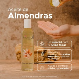 PACALLI Aceite de Almendras Puro 2x265ml - Piel y Cabello