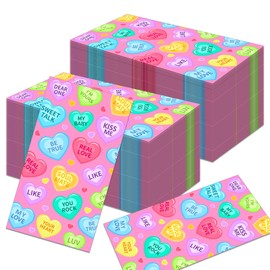 120Pcs Loving Heart Theme Napkins Paper Heart Disposable Paper Napkins Heart Pink Luncheon Napkins Hand Towels for Spring Lunch Dinner Kitchen Bathroom Holiday Dinner Party Table Decor 6