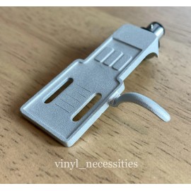 For Stanton, Universal Stanton Style Silver Cartridge Phono Headshell w/ OFC Silver Plated Wire Leads!