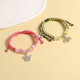 SKIRIFLA Friendship/Couples Bracelets Set, Spider Kitty Gwen Matching Bracelet for Couples Best Friend Bff and Family, Birthday Valentine's Day Gifts for BF GF Daughter Sister Bestie