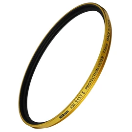 Nikon ARCREST II PROTECTION FILTER GOLD EDITION 77mm ARCREST 2 Replacement Lens Protective Filter with Anti-Static Coat Gold Edition ARIIGL-PF77