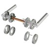 HAIFUAN Stainless Steel Door Handle, Door Lock Handle Set, Door
