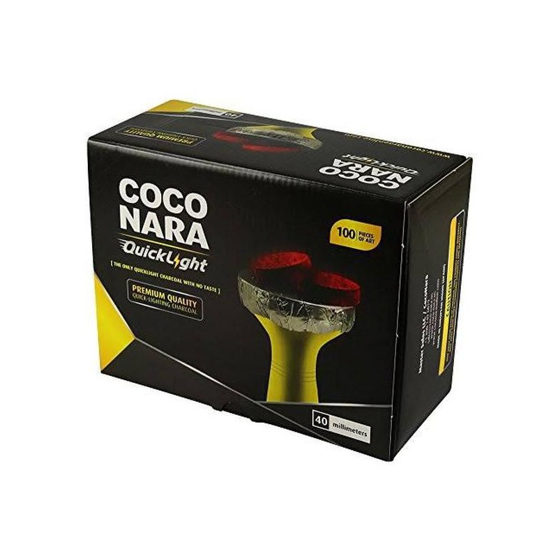 CocoNara Quick Light Charcoals - Size: 33 MM Box -