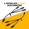 BougeRV Solar Y Branch Connectors Solar Panel Parallel Connectors 1